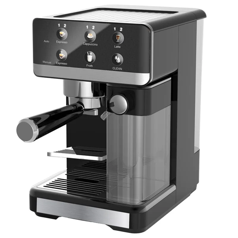 Espresso Coffee Machine Built-In Automatic Milk Frother 20 Bar Espresso & Cappuccino & Latte Maker with Removeable Water Tank