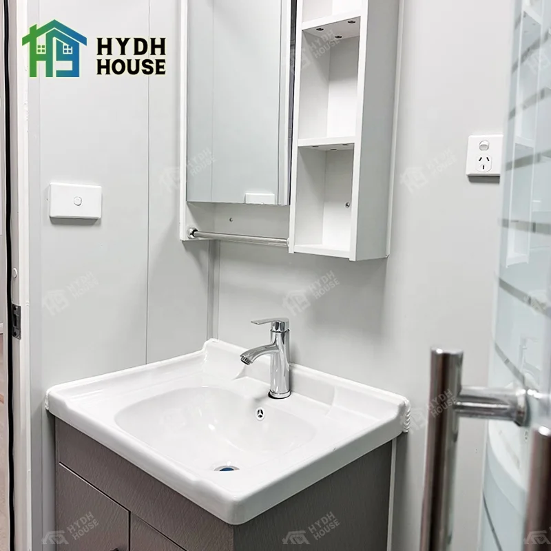 Snow and water Proof Individual Mobile Homes Modular 20ft 40ft Container Home Metal Plan Singapore