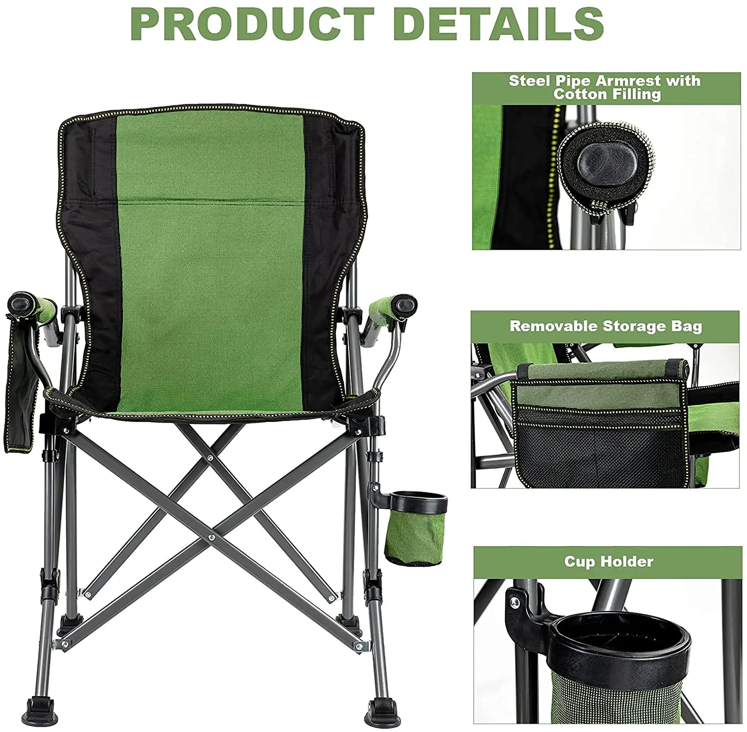 2024 NEW MSR MS298 Cheap Outdoor Foldable Portable Camp Chairs Folding Camping Beach Chair