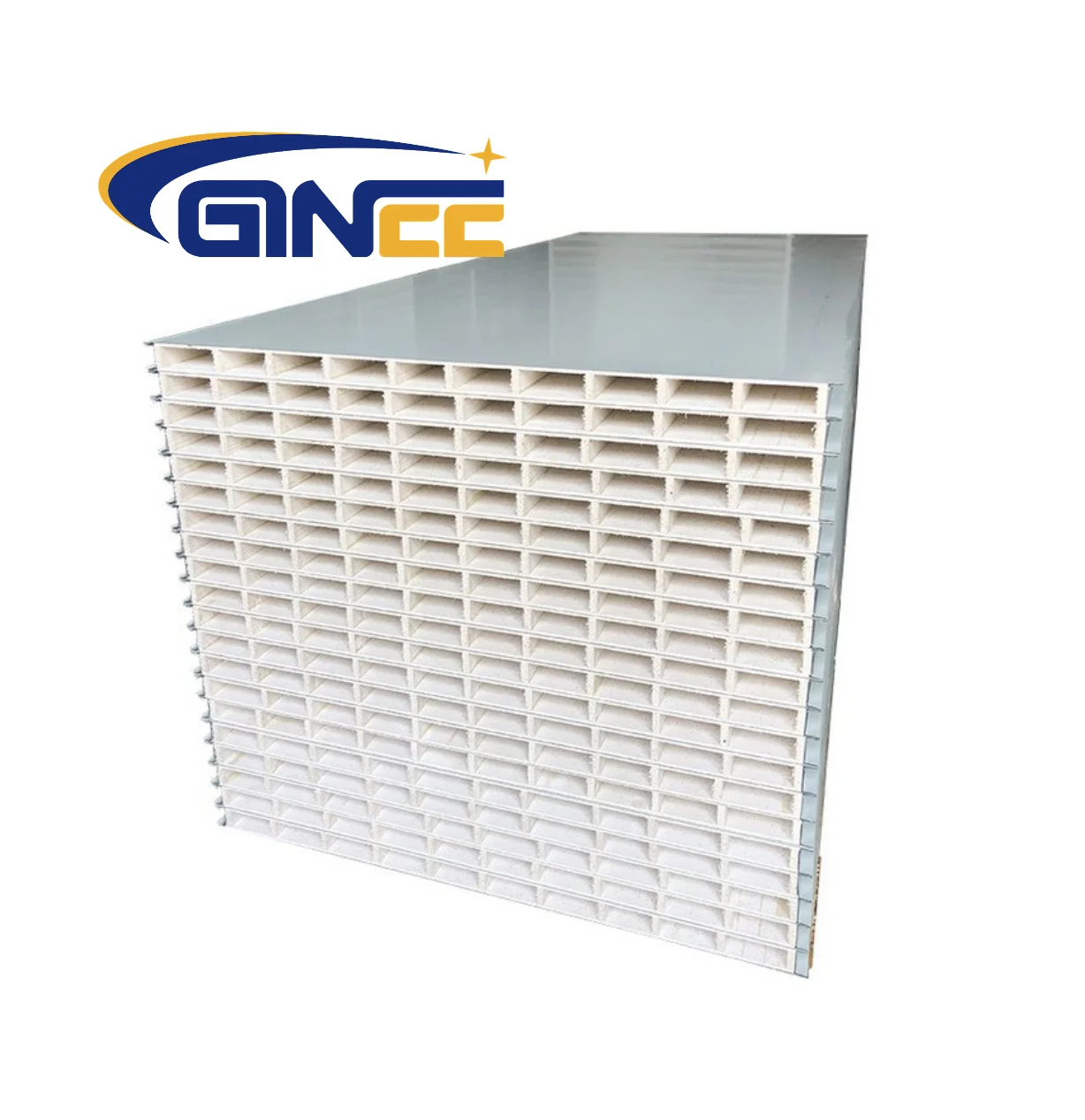 Ginee medical  Hollow glass magnesium panels for workshops hospitals and laboratories  fire-free sandwich panel  for warehouse