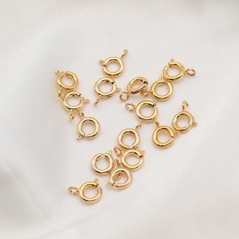 Hot selling jewelry buckle diy bracelet necklace ending buckle wholesale light version OT 14mm color retention connection buckle
