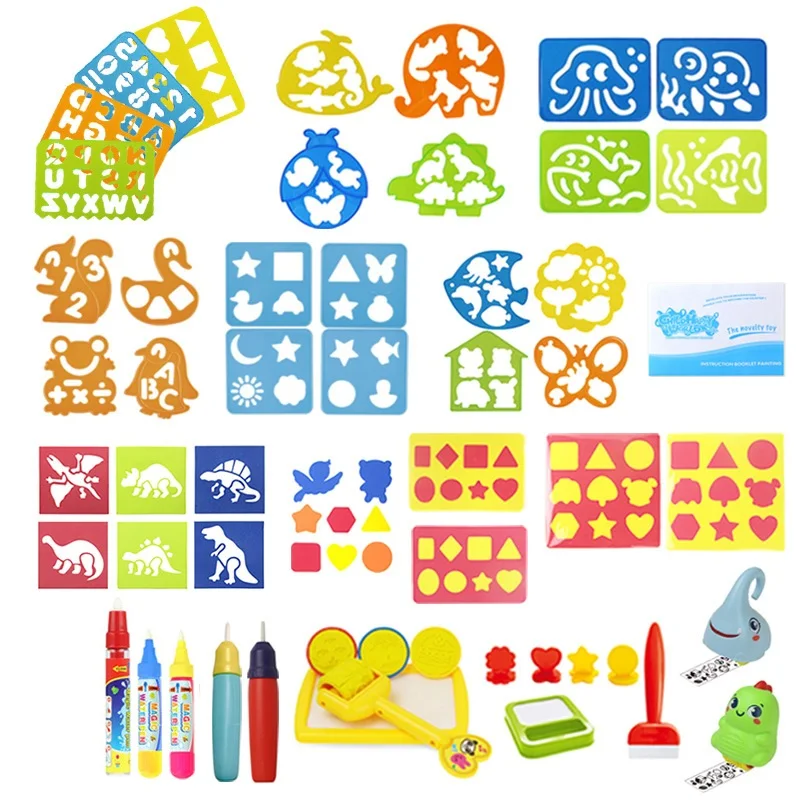 2025 Best Selling Magic Water Painting Mat with Pen Painting Board Early Educational Toys Montessori Toys birthday gift for Kids