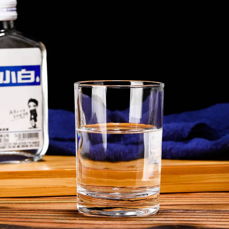 Оптовая продажа, высококачественные стеклянные стаканы для питьевой воды с тяжелым основанием, стеклянные стаканы для ликера Mojito, стеклянные стаканы, стеклянные чашки