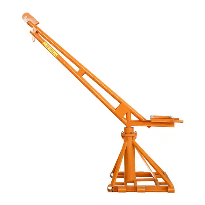 Household Construction Building Crane Hoist 500 kg 1000kg Mini Monkey Lift Small Lifting Crane