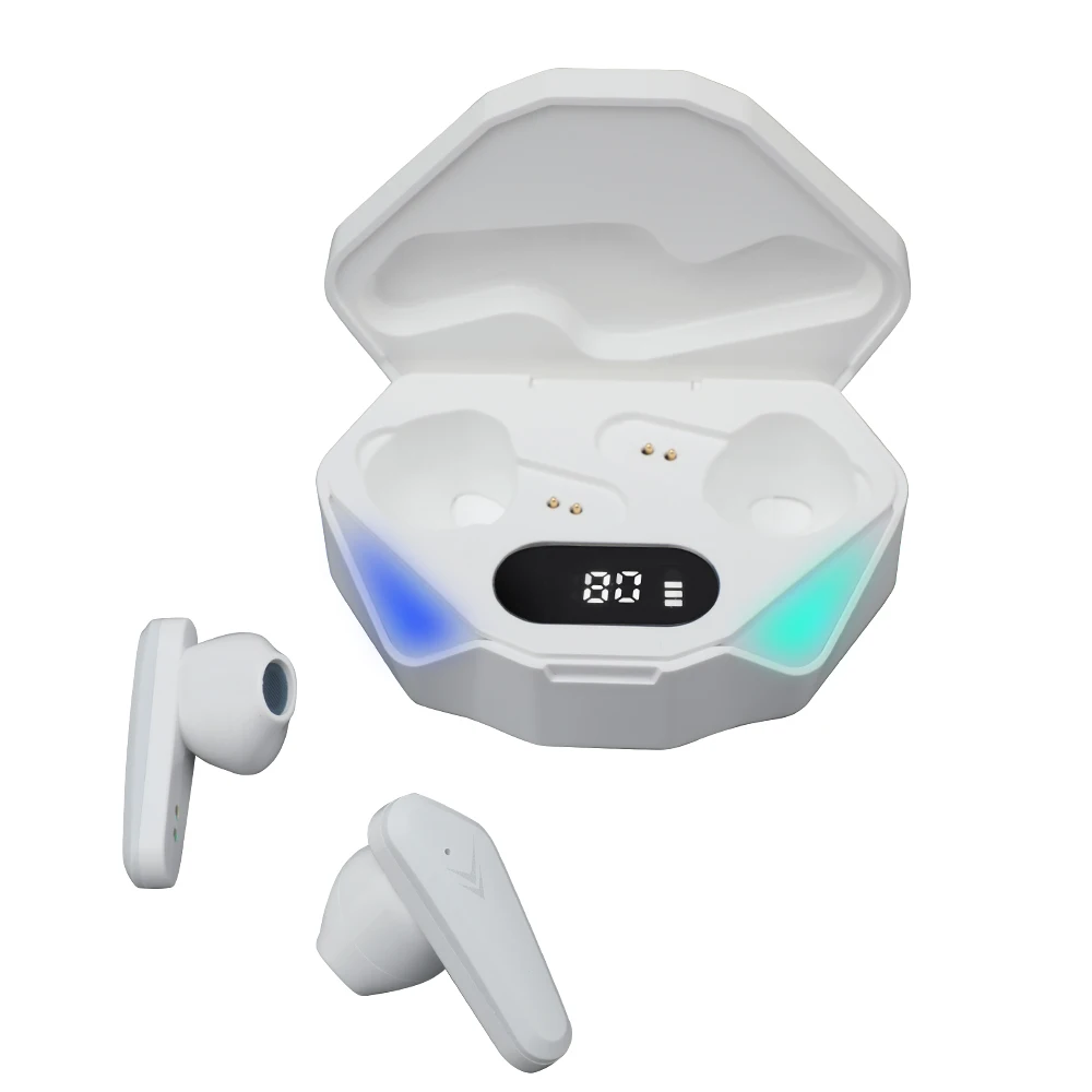 KINGSTAR Wireless In-ear Gaming Headphones Cheap RGB TWS Earbuds 45MS No Delay Game Earphones With Microphone Charging case