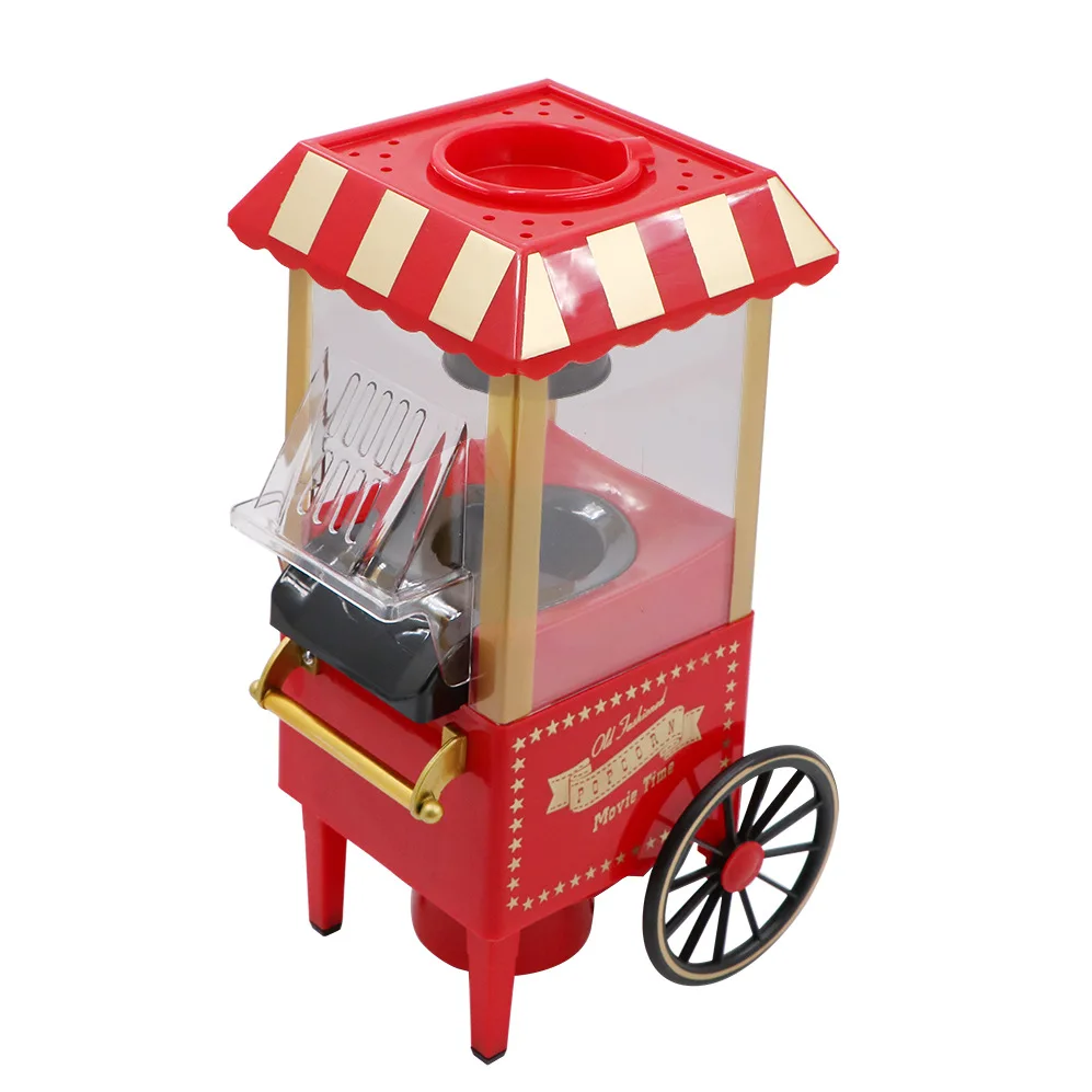 Small Cart Large Capacity 1200W Industrial Popcorn Making Machine