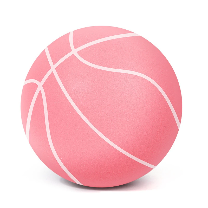 Silent Basketball Foam Basketball Indoor Training Ball High-Density Foam Ball Low Noise Basketball Training for Various Indoor