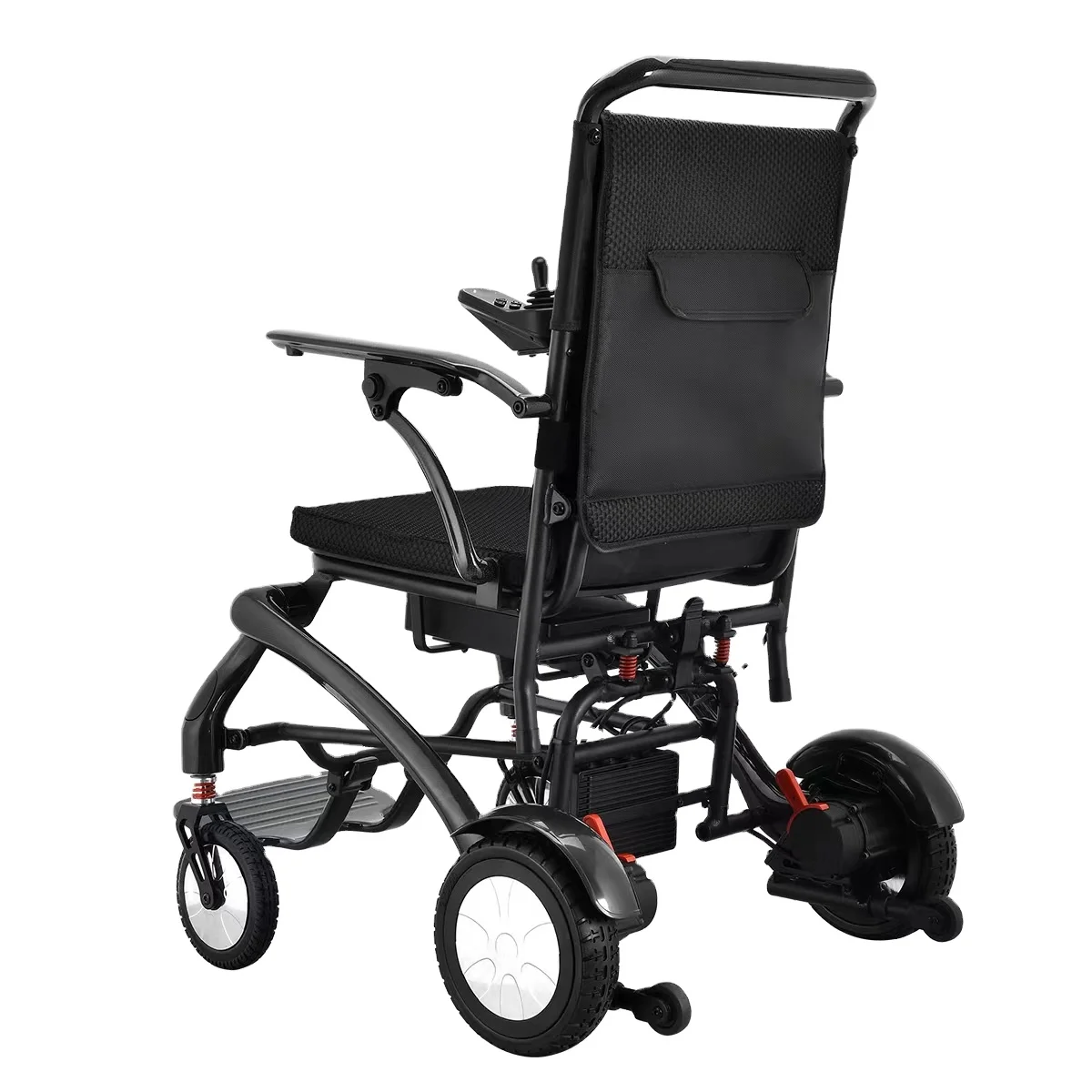 2024 Hot Sales Luxury Travel Power Foldable Lightweight Lithium Battery Fully Automatic Folding Carbon Fiber Electric Wheelchair