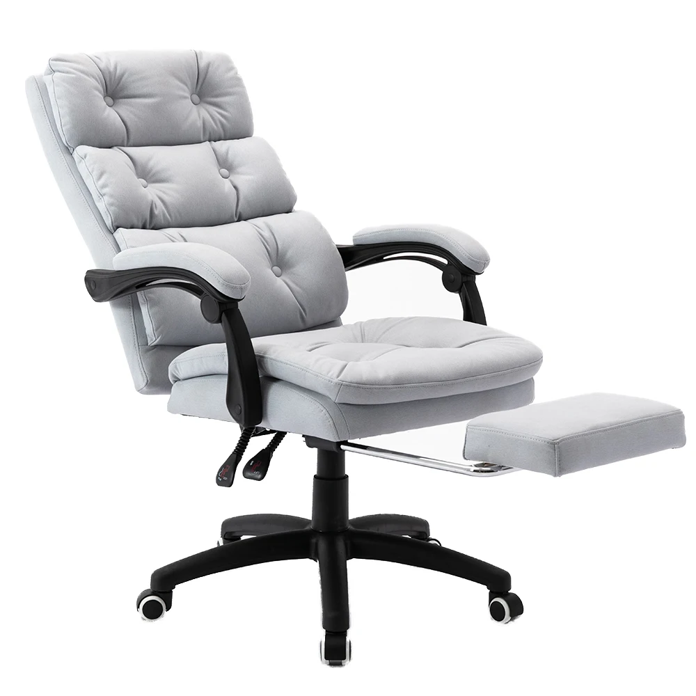 swivel boos chair executive office executive armrest office chair with retractable footrest