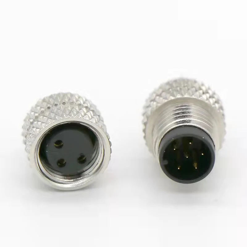 Cable electric filed free plug compatible waterproof 3P/4P/5P/8PIN M8 6pin connector