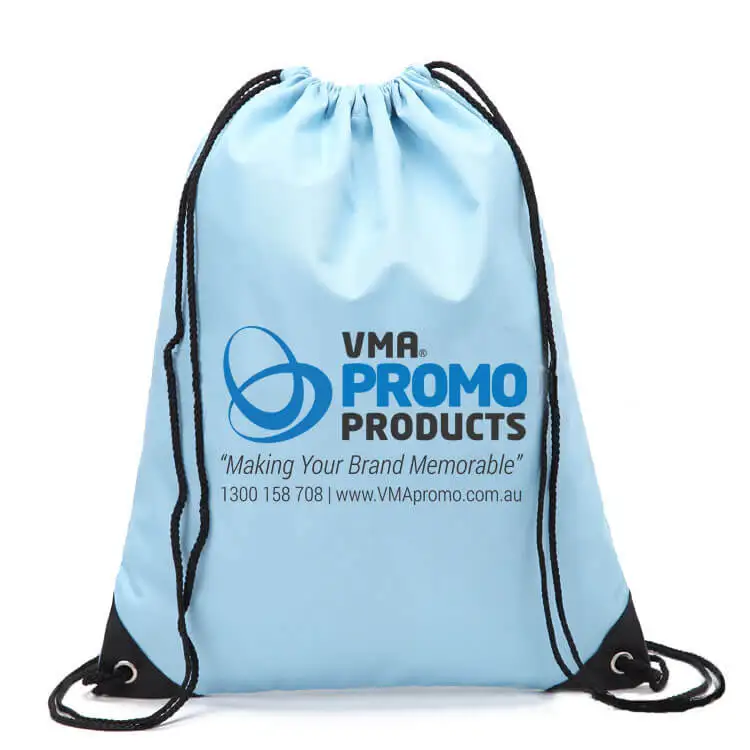 2021 summer hot sell 210d polyester drawstring bag with custom printed logo