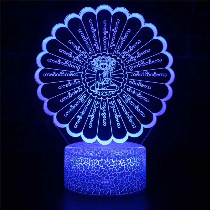 Профессиональный китайский производитель, 3d иллюзия, ночная лампа, основа