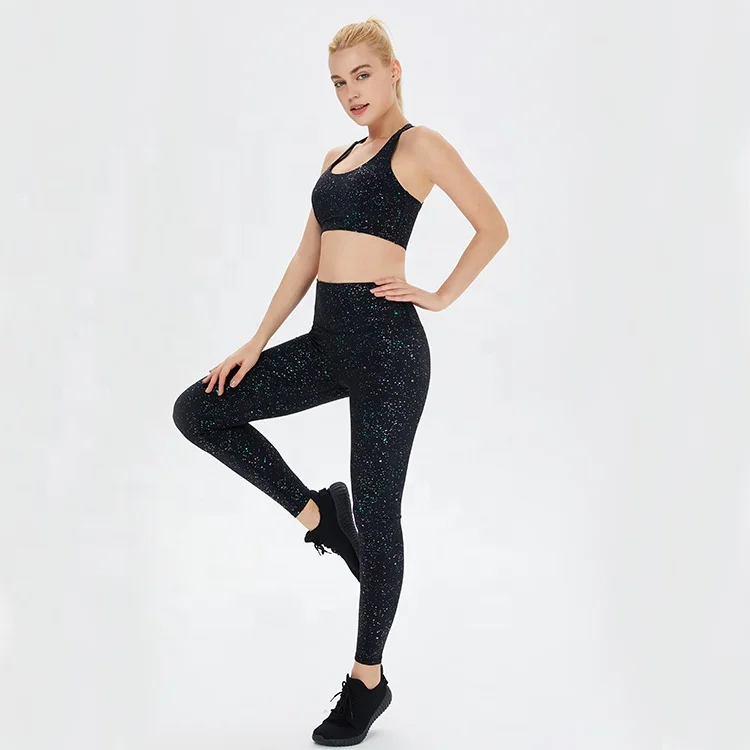
Cheap shiny black leggings wholesale young girls leggings women sport yoga leggings pant 