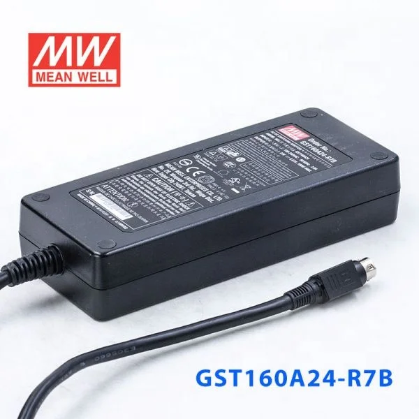 GST160A24-R7B адаптера переменного тока 160W 24V/6.67A AC-DC Class l Уровень Vl бренд MEAN WELL представляет импульсного источника