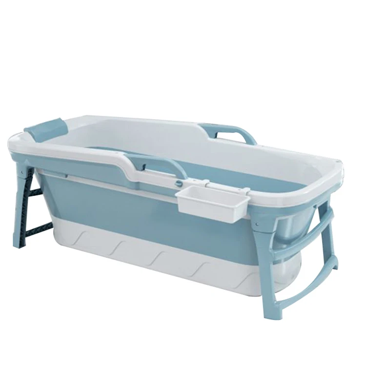 Luxury version 1.43M customizable color household independent foldable portable plastic bathtubs for adults