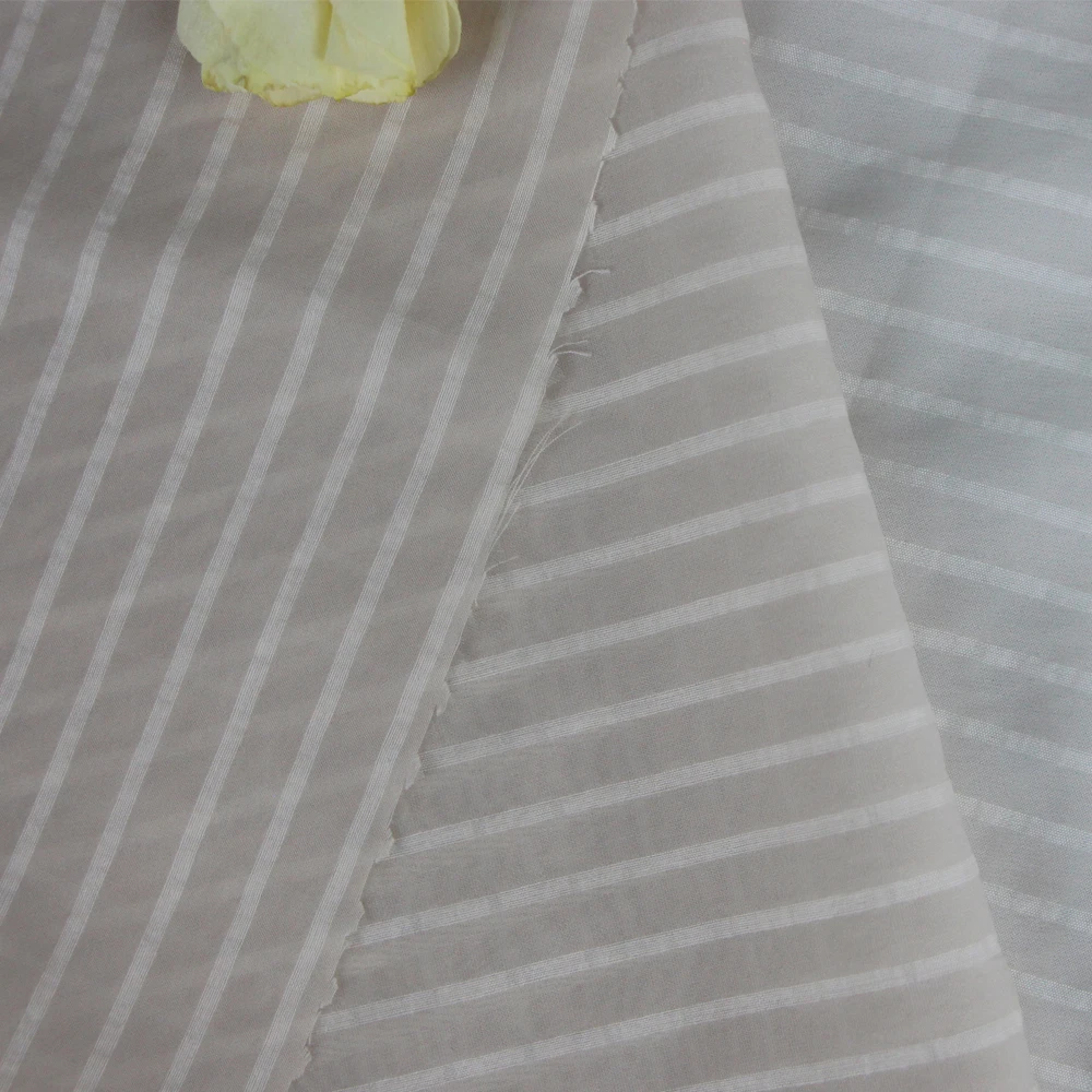 
Лидер продаж, полиэфирный спандекс Xin Wo, весенний тканый ворс для шифона, полосатая ткань 