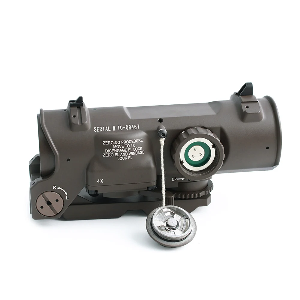  Тактическая Винтовка SPINA OPTICS фиксированный двухцелевой прицел 4X 4X32F с красной точкой для охоты и