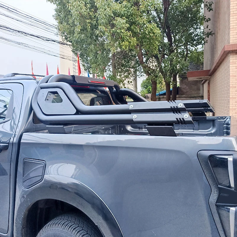 newest Factory Price Car External Accessories Stainless Steel Sport Roll Sport Bar 4x4 Pickup Roll Bar For Hilux Ford NAVARA