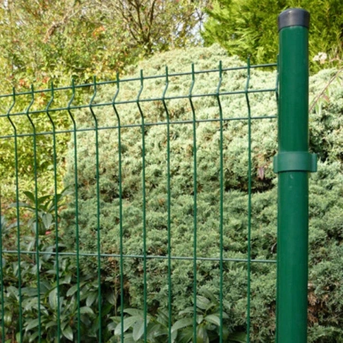 hot selling Durable Steel Iron Frame Heat Treated PVC and Metal for Farms Sports Gardens with 3D fence wire mesh