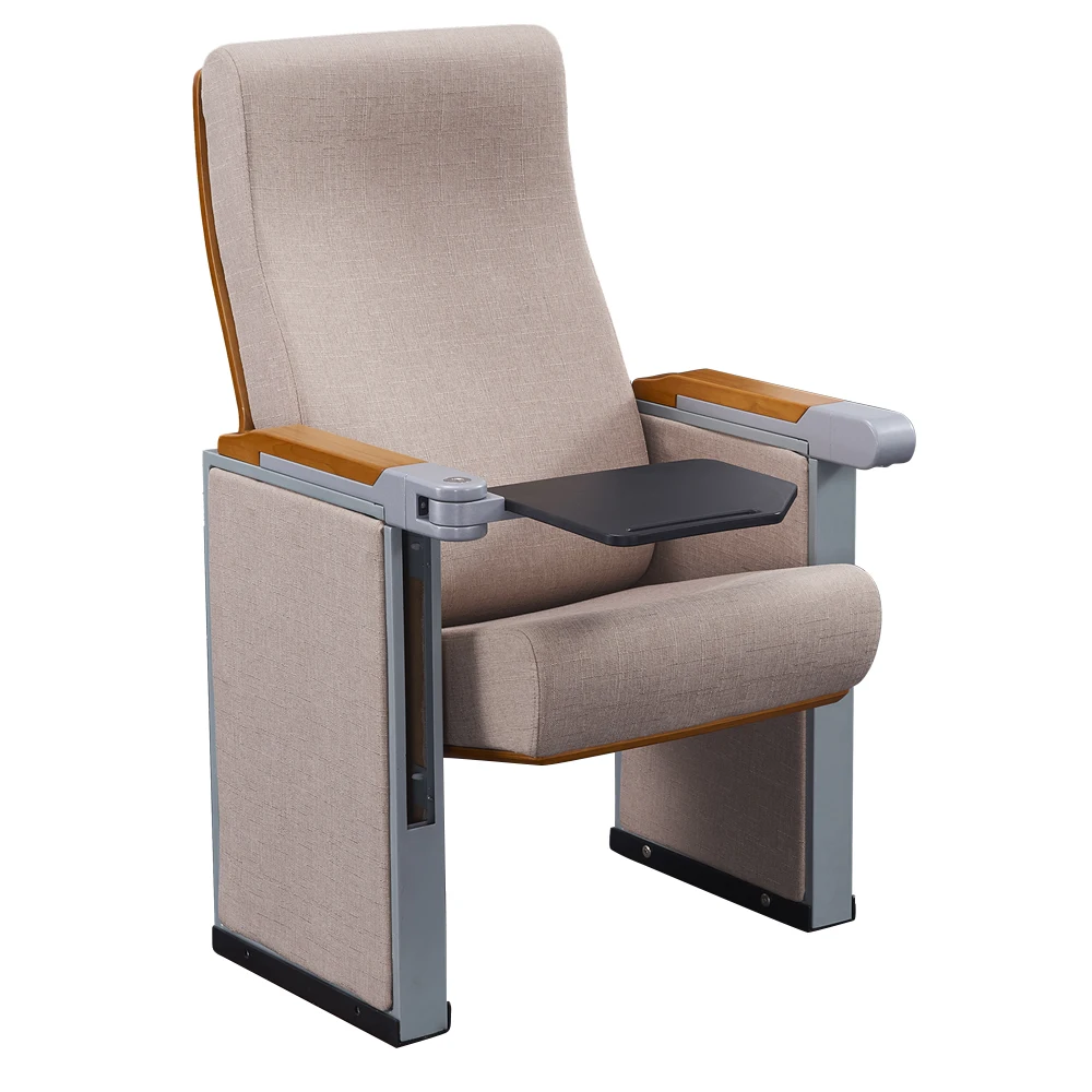 Wooden shell & table new design auditorium theater chair YA-L102