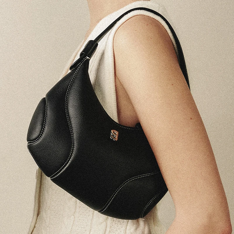 Fashion trending concise leather custom handbags luxury pink women bags