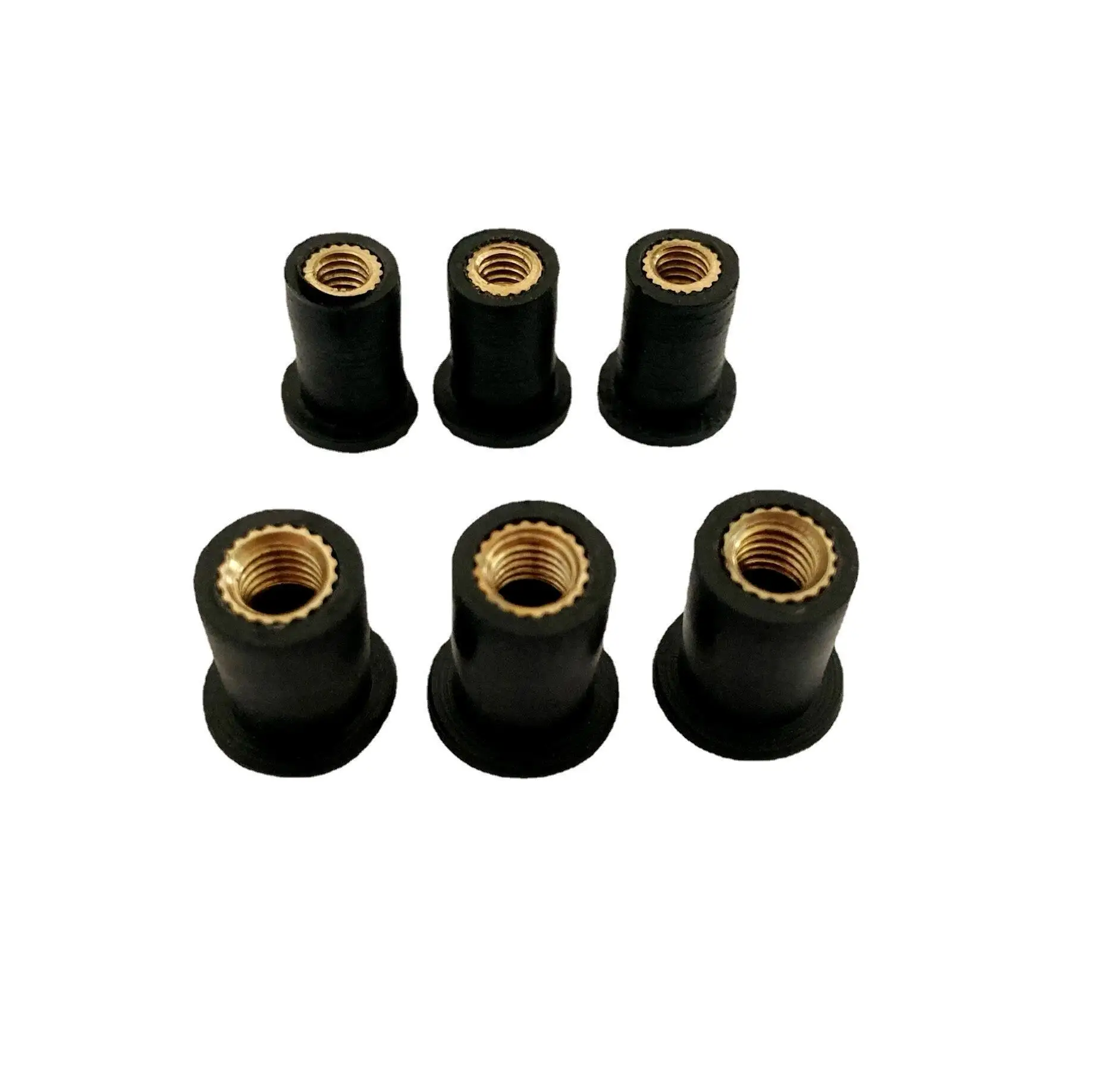 Fasteners Factory M3 M4 M5 Stainless Steel Threaded Insert Expansion Brass Rubber Rivet Nut