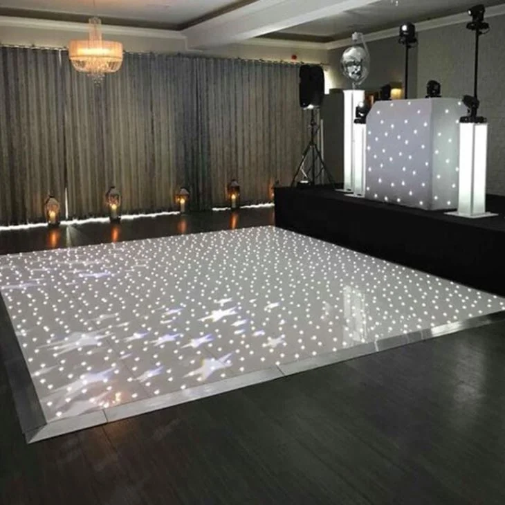 Car show nightclub disco led floor dance twinkling lights rental