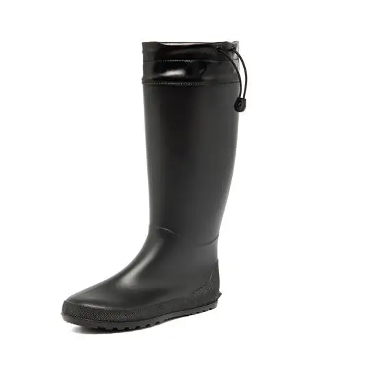Soft Light Rain Boots Garden Boots Farm Use Export to Japan Long Tall Height Customized PU Collared Top Waterproof Women PVC T/T