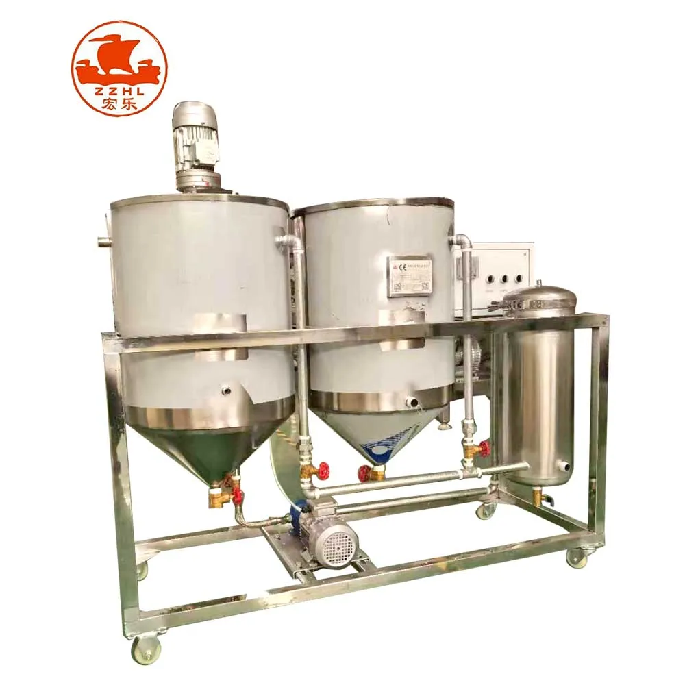 Good Rice Bran Oil Refining Plant Machine to Refine Vegetable Peanut Oil