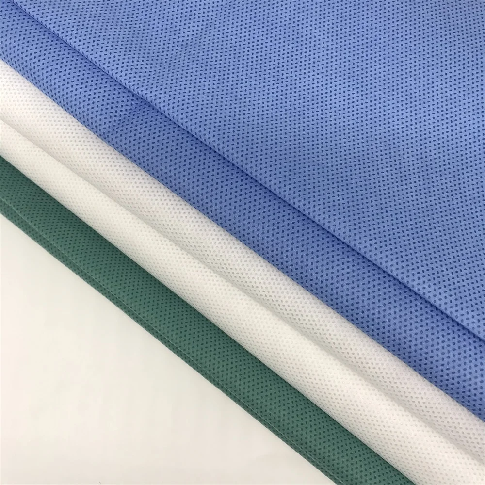
The manufacturer customizes high-quality SMS non-woven fabric breathable SMS non-woven fabric 