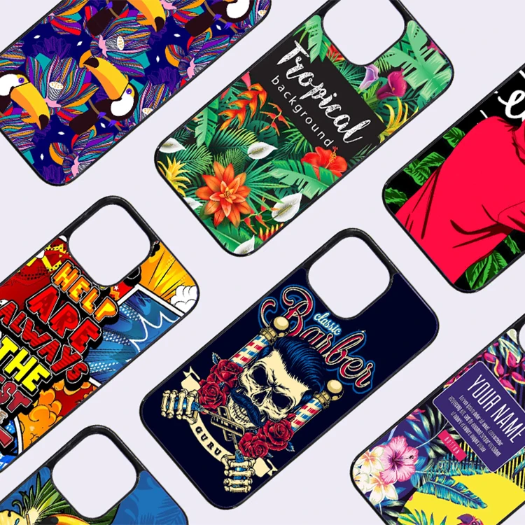 Sublimation Mobile Covers Sublimation 2D TPU PC Cell Phone Cases Blank Sublimation Phone Case For IPhone 13 for iphone 14 pro