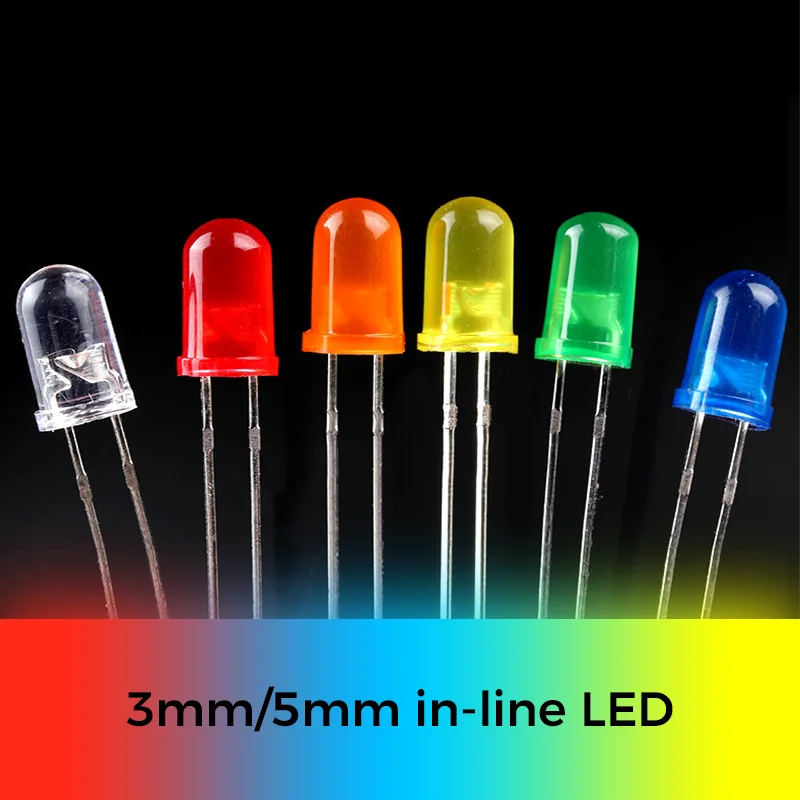 Hipower Free Sample Factory production best selling free samples super bright 8mm round led diode customized color