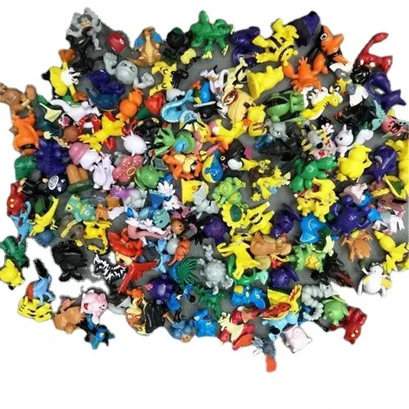 DOULUO Pokemond 100 Pieces Style Hot Sale Cartoon Toys 3-6cm Action Figures