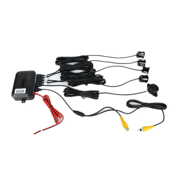 Video Parking Sensor Kit Car Reverse Backup Radar Assistance Auto Monitor Digital Display for Monitor Camera System