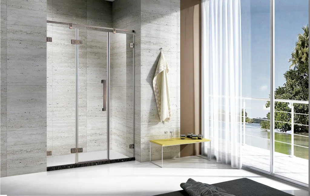K-6701 Hotel And Home Used Walk In Economic Sliding Clear Glass Shower Enclosure