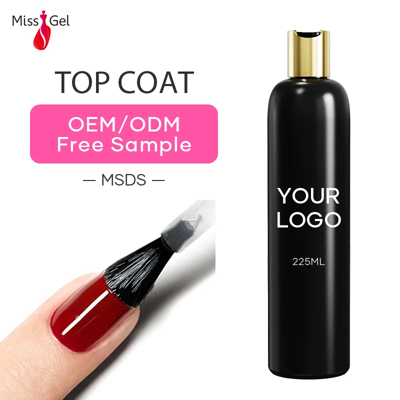 Super Shiny High Quality Diamond Gel Uv Base And Top Coat Nail Polish With Oem Private Logo