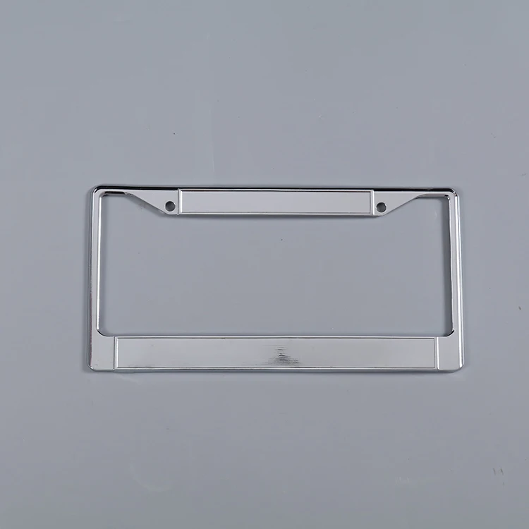 Factory Supply Attractive Price Custom 3d Metal Plate License Frame