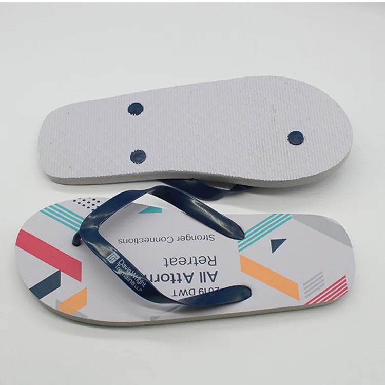 Wholesale Hot Sale Custom Beach Slippers 1 Euro Flip Flops Cute Slippers  Foot Wear For Women  Women Slippers