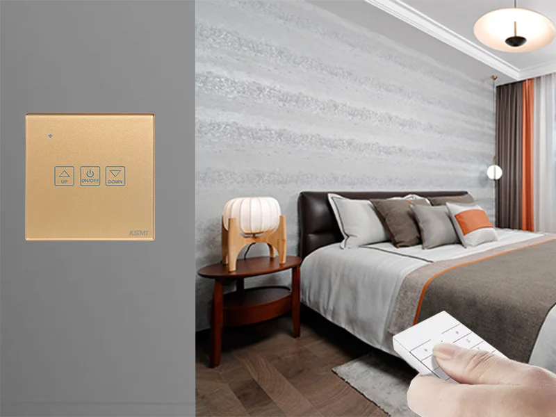ksmt wifi wall switch smart things in home  Electronic switches high quality  wifi smart alexa switch gold