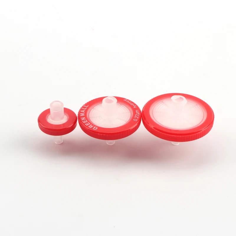 PTFE 13mm 0.22um Disposable Hydrophobic PTFE Syringe Filter For Lab Use