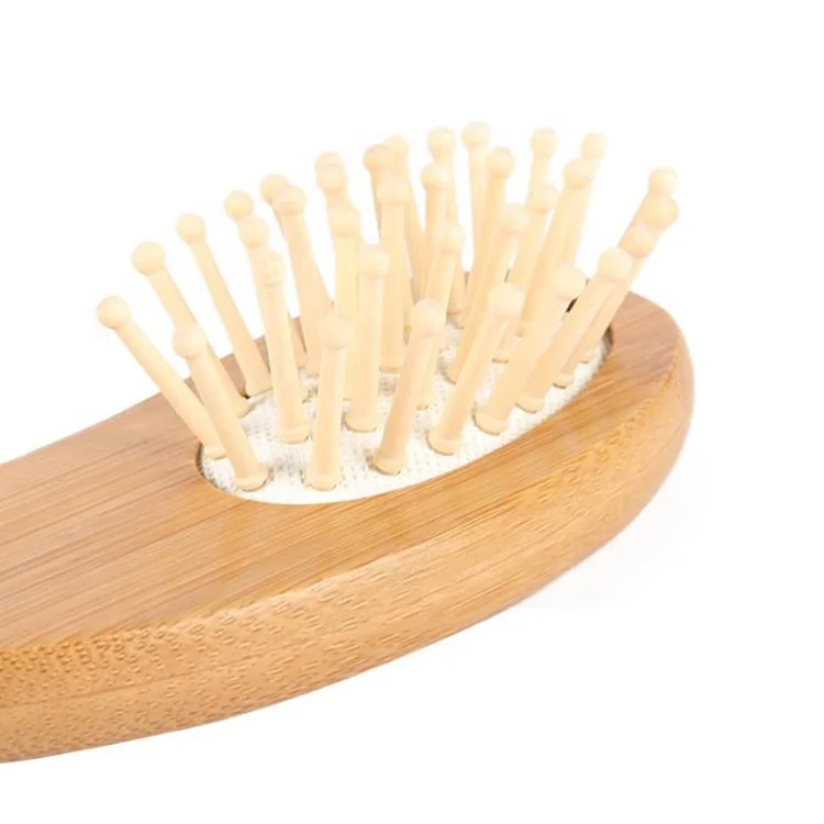 Exquisite Eco-Friendly  bamboo wood comb Hair Brush for baby and children