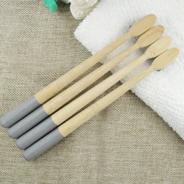 Custom Eco Friendly Biodegradable 10000 Micro Fiber Extra Ultra Soft Toothbrush Bamboo Micro Nano Intelligent Bamboo Toothbrush