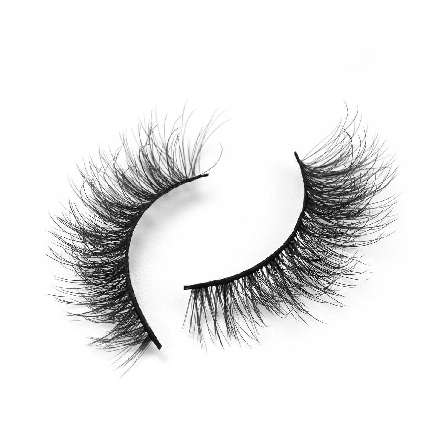 Natural mink 3d lashes bulk mink eyelashes vendor wholesale strip false lashes