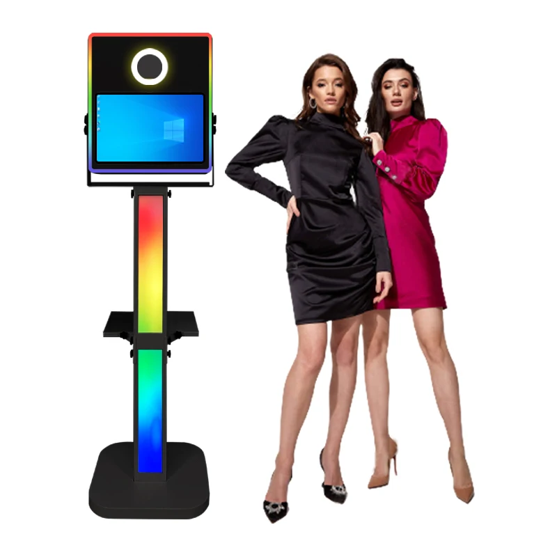 The Real Deal Dslr Photo Booth Selfie Machine Events With Camera Kiosk 15.6 Inches Photobooth For Royal Court