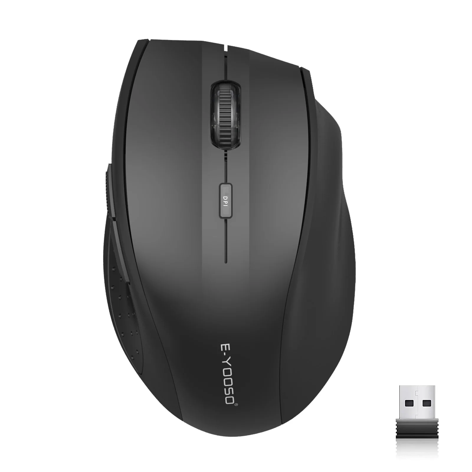 Computer Mouse 5 Adjustable DPI 800/1200/1600/2400 6 Buttons mouse Wireless Optical computer mouse with USB Nano Receiver