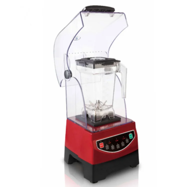 Professional use 1000W high speed 20000RPM ice crusher with soundproof cover PC jar 1.5L capacity commercial blender