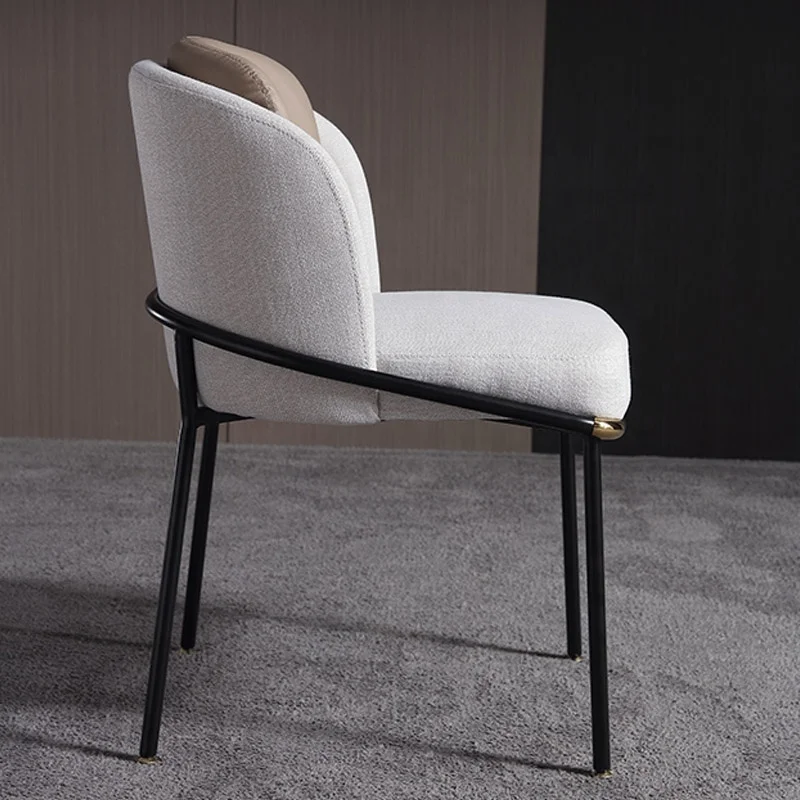 High quality restaurant  dining chair with metal legs china manufacturer