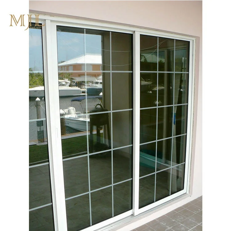 Australian Standard Tempered Glazed Sectional Aluminum Sliding Glass Interior Door