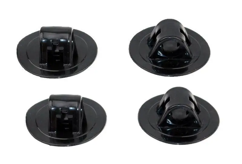 hot sale round black grommet fit for electric motor racket mount for PVC boat inflatable fishing boat accessory by glue DIY