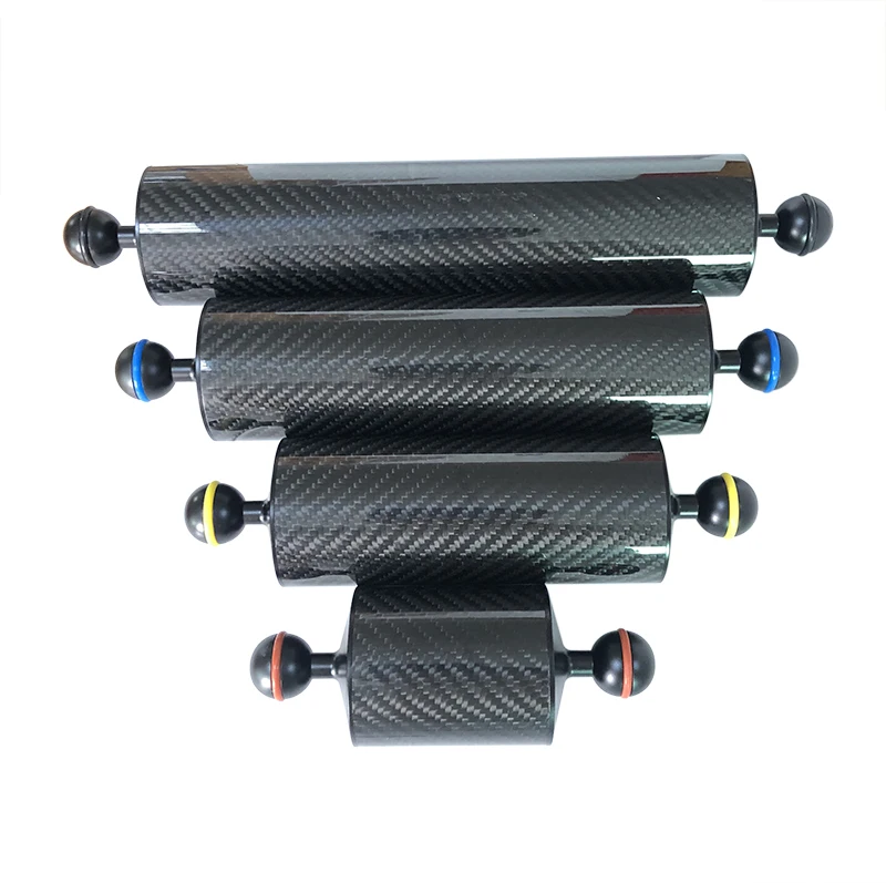 High Quality Carbon Fiber Float Buoyancy Aquatic Arm Dual Ball Floating Arm Diving Camera Underwater Diving Tray
